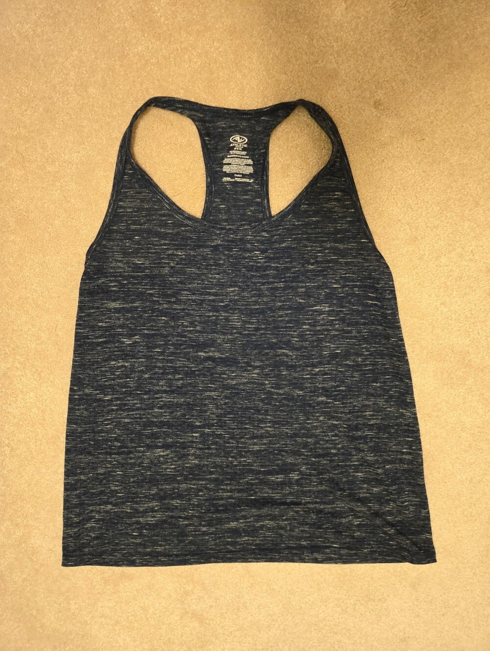 Athletic Works Grey Heather Racerback Tank Top